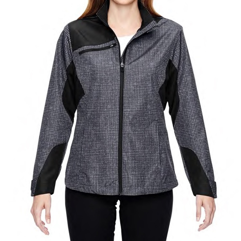 Ash City - North End Ladies' Sprint Interactive Printed Lightweight;Jacket NWT